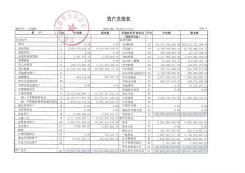 财务报表翻译